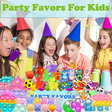 117-Piece Party Favor Toy Assortment Bundle – Bulk Goodie Bag Toys / Classroom