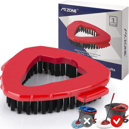 Scrubber Mop Head Replacement for O-Cedar EasyWring 1-Tank Spin Mop – Hard Brist