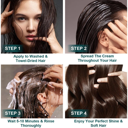 Farndu Rosemary Keratin Collagen Hair Mask 300ml – Deep Repair & Hydrate