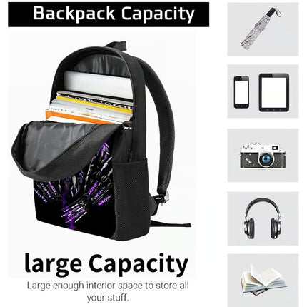 Realist Black Panther 3D Animal School Backpack Set with Lunch Box & Pencil Case