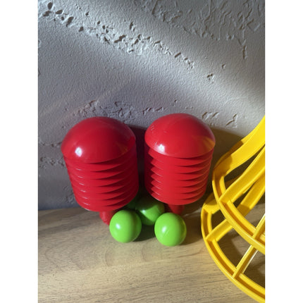 New Old Stock Vintage Tupperware Pop-A-Lot Toy Set Of Two