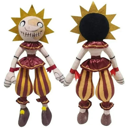 Set of 2 Sundrop & Moondrop Plush - 11" FNAF Security Breach Clown Figures