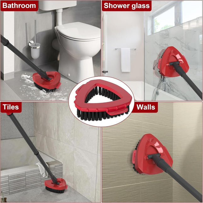 Scrubber Mop Head Replacement for O-Cedar RinseClean 2 Tank System – Hard Brist